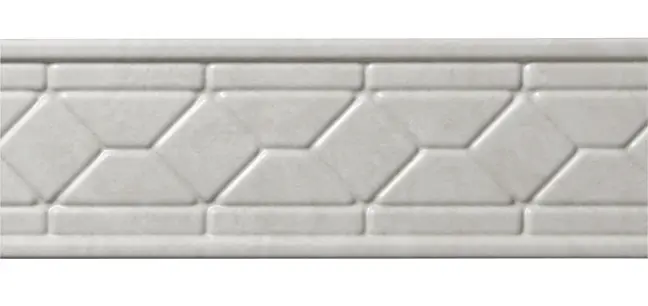 Roman stone decorative wall trim close-up