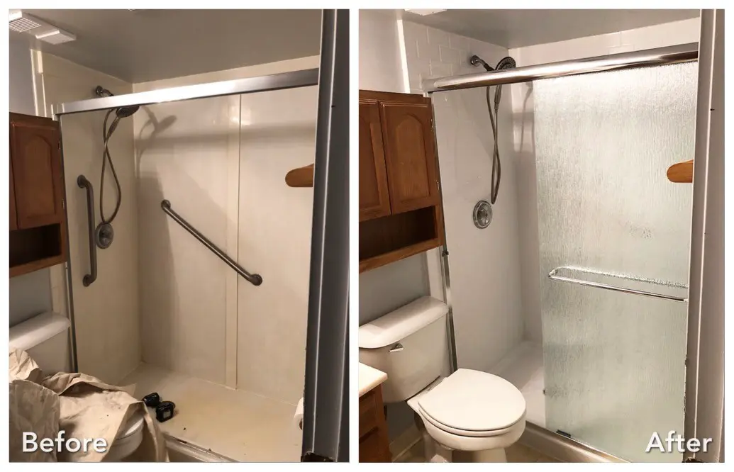 Full tub remodel in Babylon, Long Island — before and after